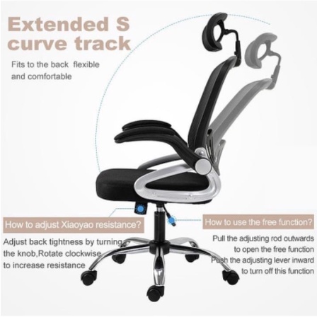 Kursi Kerja Kantor Staff Kursi Kantor Hidrolik Dengan Headrest Plus Bantal Kursi Kantor Kursi Direktur Murah