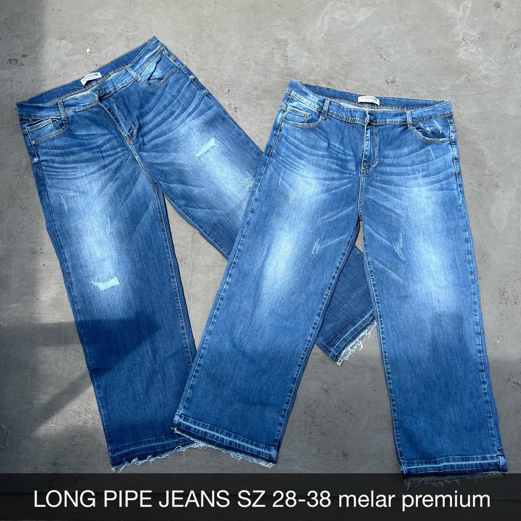CELANA JEANS WANITA LONG PIPE JEANS SERIES -SYSCLOTHIER