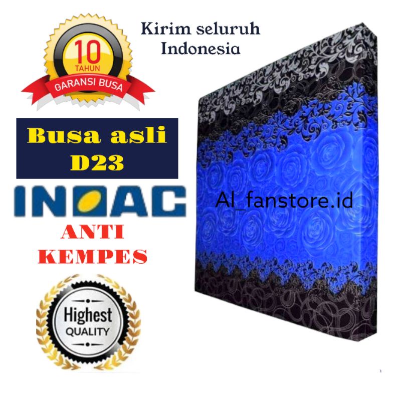 PROMO KASUR BUSA INOAC D23 ORIGINAL NO 2 UKURAN 200X160X10/15 CM GREEN/HIJAU BERGARANSI 10 TAHUN RESMI