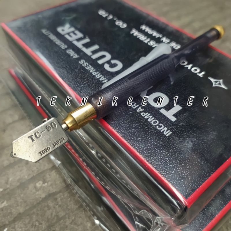 Pemotong kaca TOYO TC90 ORIGINAL JAPAN Pisau belah kaca toyo asli/Glass Cutter toyo TC90