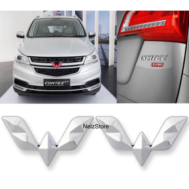 Wuling Logo Emblem Wuling Chrome Stainless