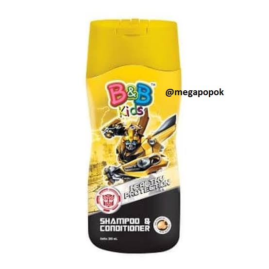 B&amp;B Kids Shampoo &amp; Conditioner 200ml/megapopok