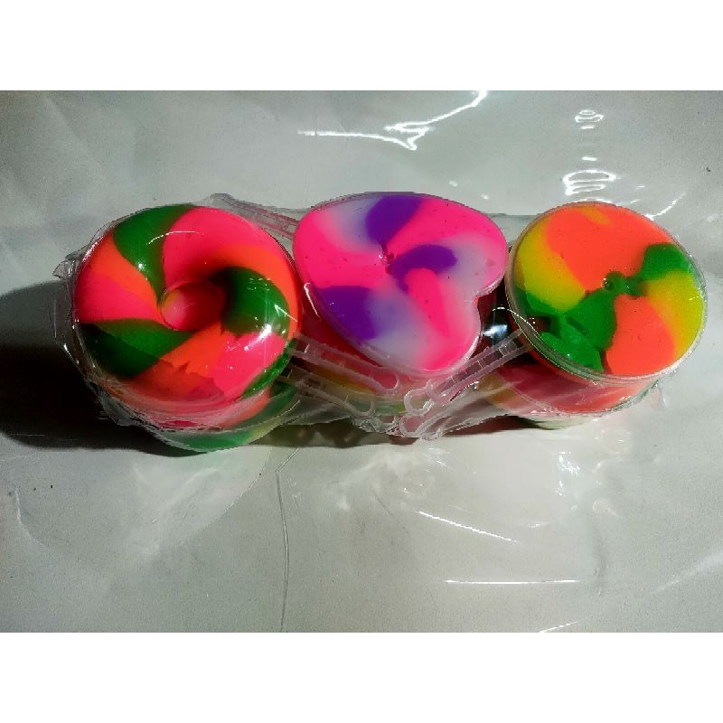 SLIME DONAT Gagang Mix 12 PCS