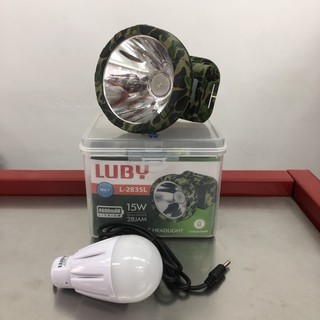 Senter Kepala Luby 2835 20 Watt Army Series Bonus Led 3 Watt Dc