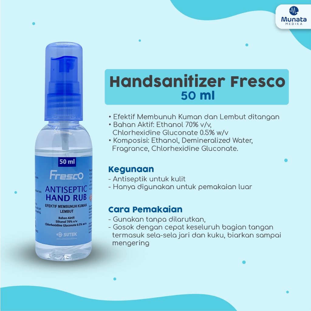 Fresco Hand sanitizer | Hand Rub Fresco 50ml