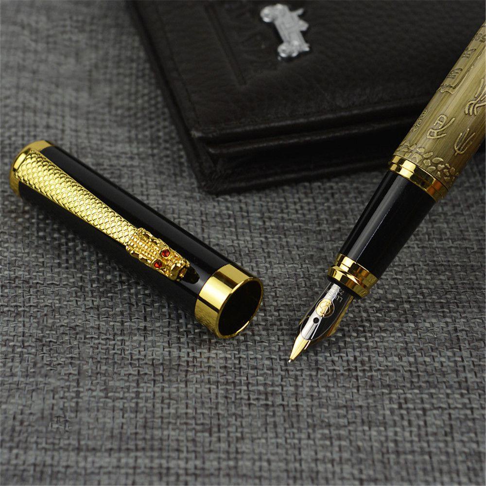 Preva 0.7mm Pen Tembaga Usaha Tulis Tinta Halus Sac Bronze