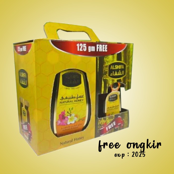 

madu- madu alshifa paket promo 500 gr+125 gr -madu.