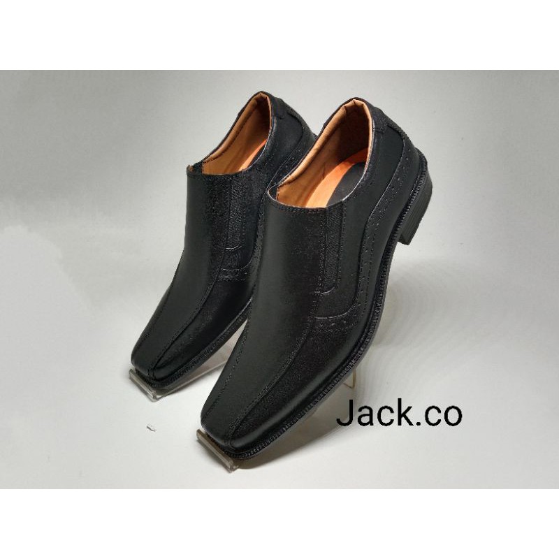 sepatu pantofel pria formal bahan kulit asli original leather