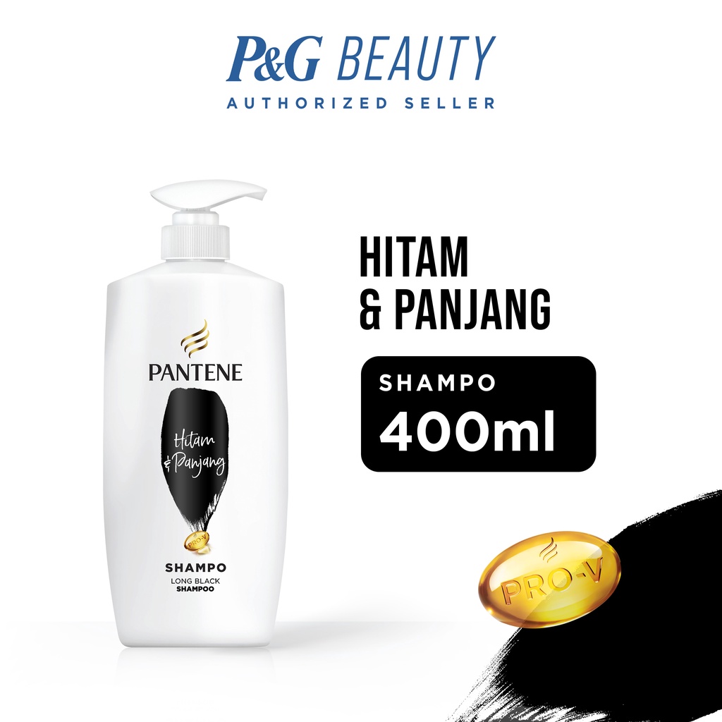 Pantene Shampoo Long Black 400 ml