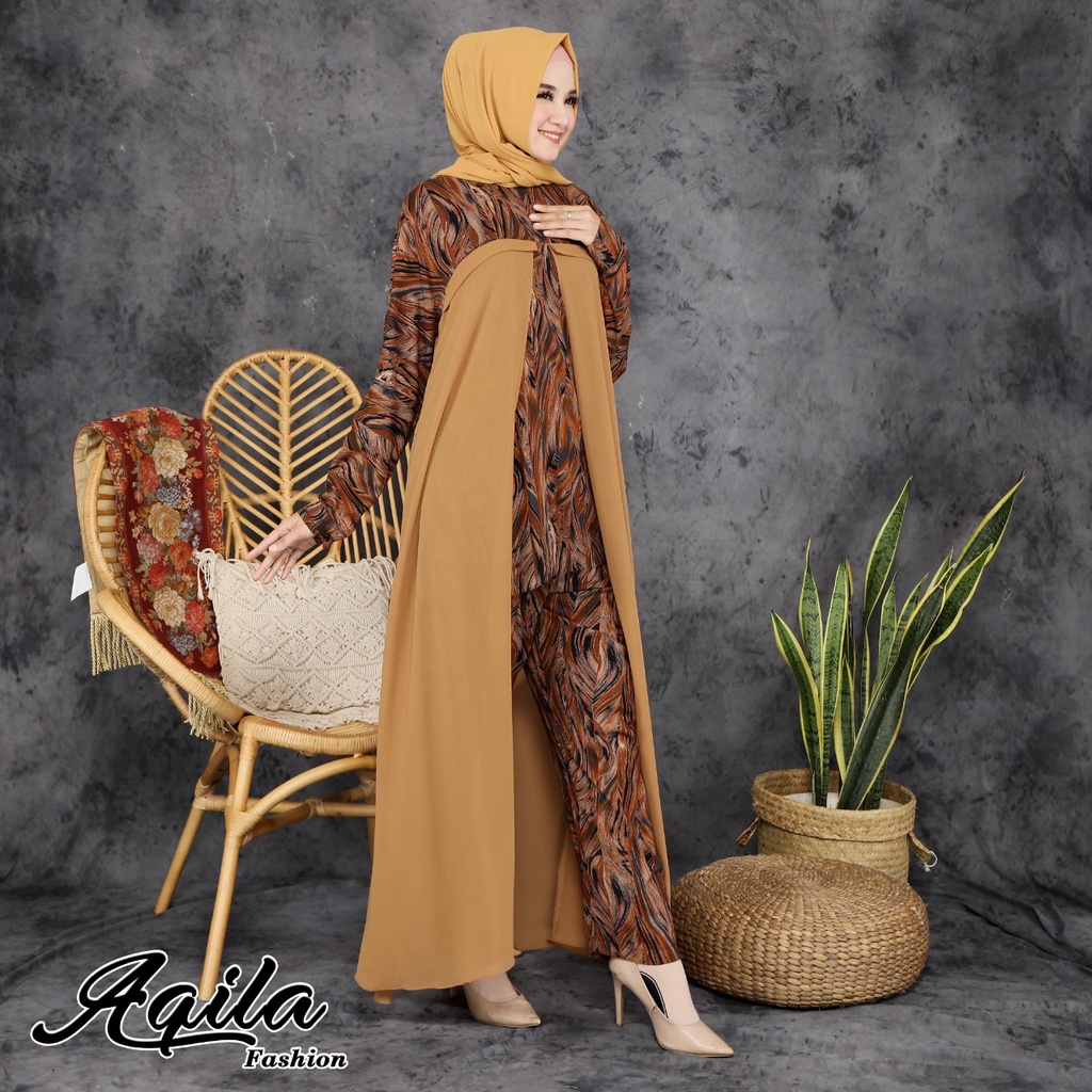 Canitk Sett / Setelan Baju Wanita / Setelan Rayon / Rayon Premium Import / One Set Rayon