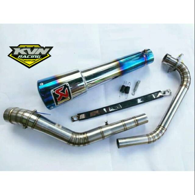 Knalpot racing akrapovic ninja RR mono 250cc