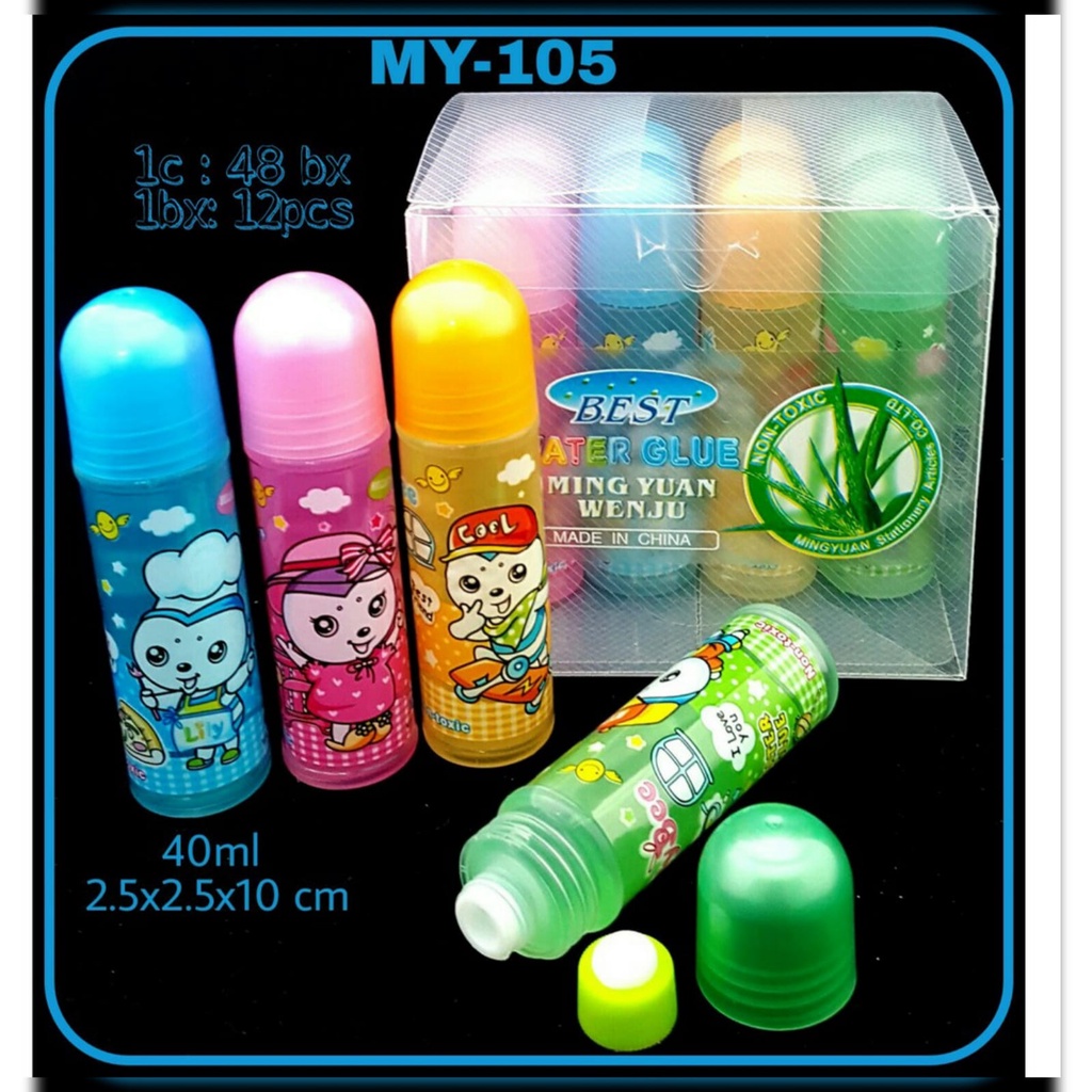 

Lem Cair Botol 40 ml Fancy RANDOM Isi 12 Pcs