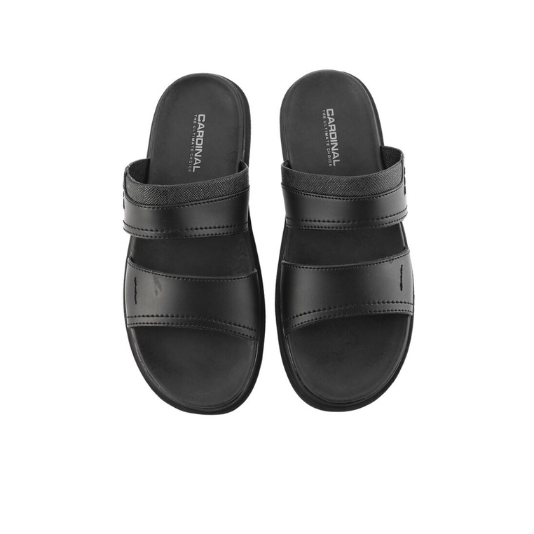 SANDAL SLIDE PRIA CARDINAL ORIGINAL CASUAL TERBARU HITAM CA27