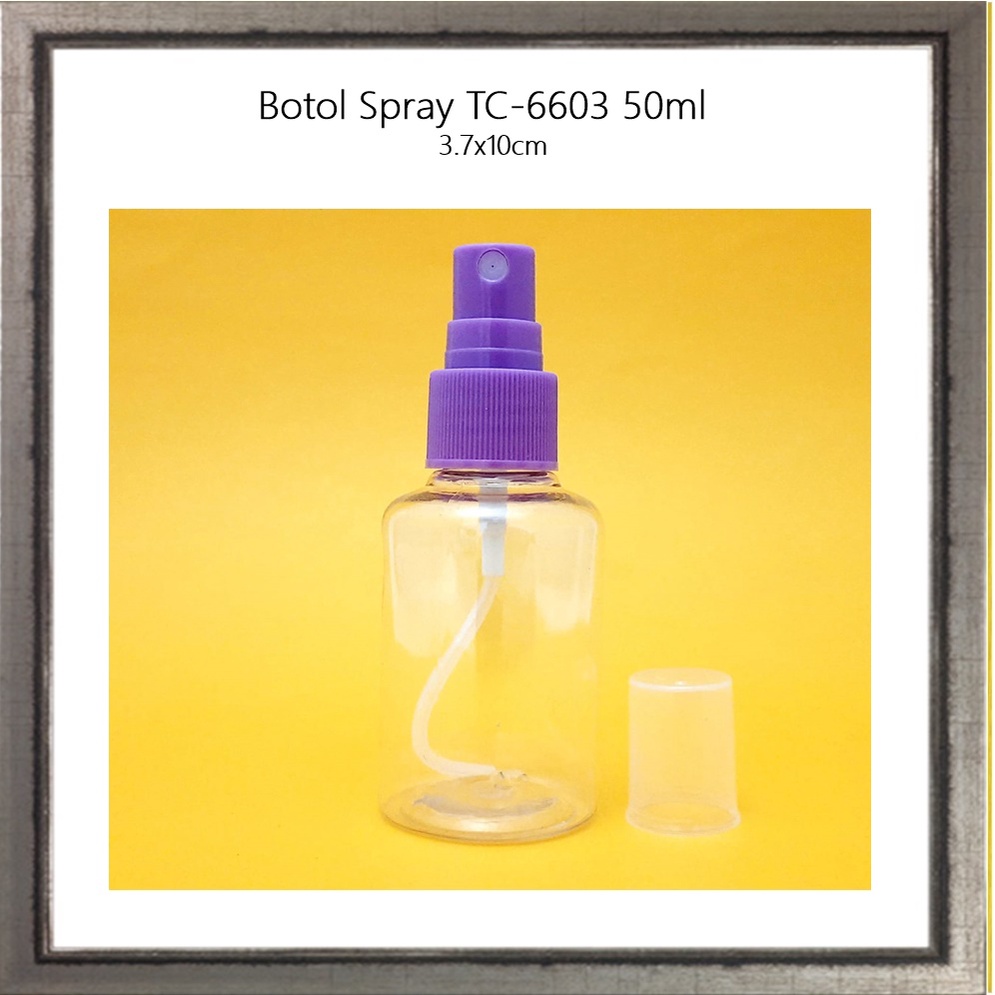 [2pcs] Botol Spray/Botol Spay/Plastik Pet Spray/Mist Semprot/Botol Sanitizer 50ml Isi 2pcs