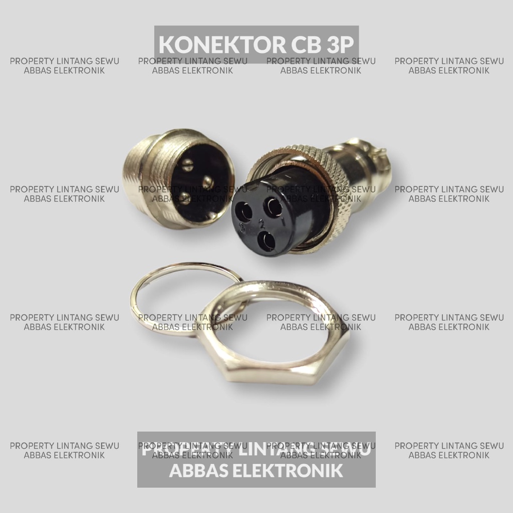 CONECTOR KONEKTOR CB 3P 3 PIN