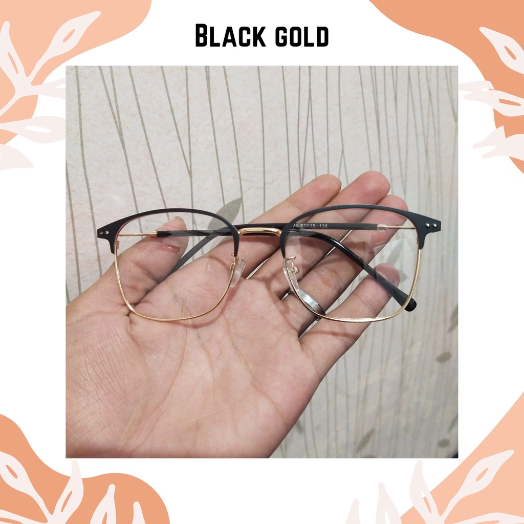 COD KACAMATA PHOTOCROMIC TITANIUM KOREAN NEW WANITA / PRIA PHOTOCROMIC STYLE VINTAGE