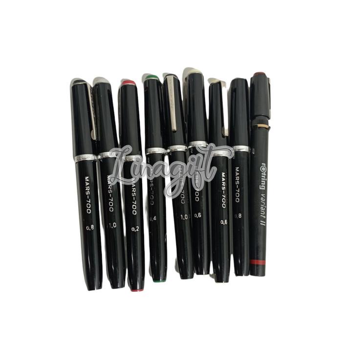 

Rotring isograph steadler 0.35, 0.4, 0.5, 0.8