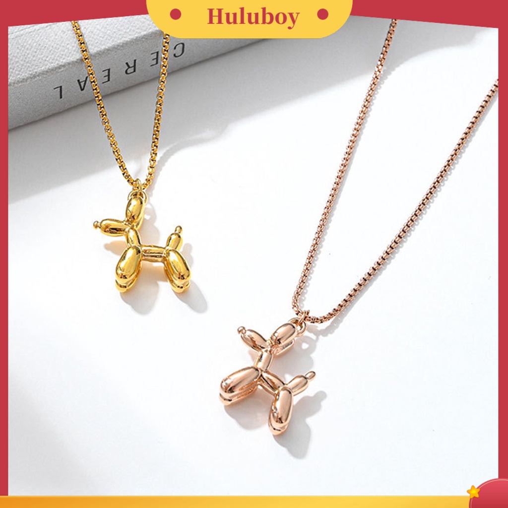 Hu Hu Hu Hu Hu Alat Bantu Pasang Kacamata♡ Kalung Liontin Anjing Bahan Alloy Tahan Korosi Untuk Pesta