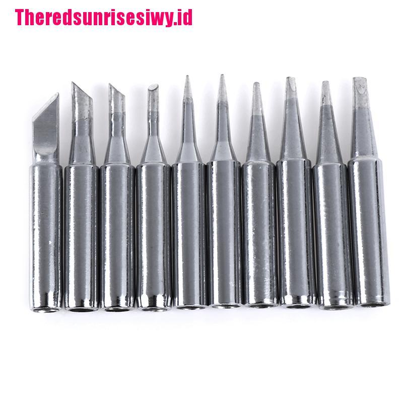 【Theredsunrisesiwy.id】10pcs constant-temperature common solder soldering iron tip for 900m 963 station