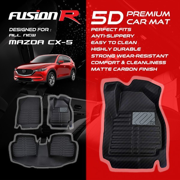 Fusion R Karpet Mobil 5D All Mazda CX5 / Luxury Car Carpet Carbon Premium Original