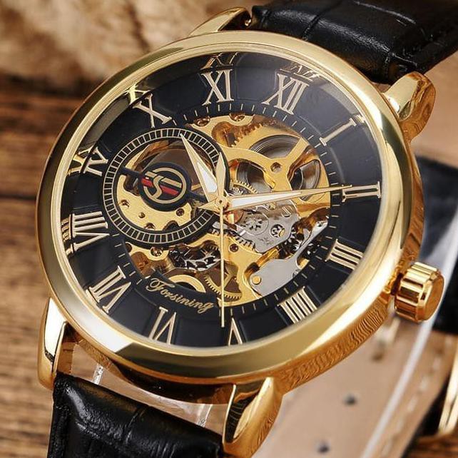 Jam Tangan Pria Forsining Original Mekanik Automatic Tanpa Batre