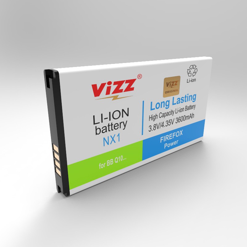 Vizz Double Power Battery Batre Baterai Vizz Blackberry BB NX1 N-X1 BB Q10