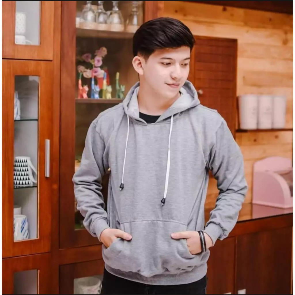 SWEATER POLOS HOODIE JAMPER MOCCA UNISEX PRIA WANITA M-XXL