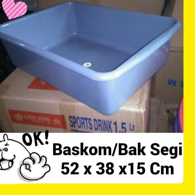 ☂ Baskom/Bak Segi(Kotak),Plastik Tebal, Serbaguna, Large ♡