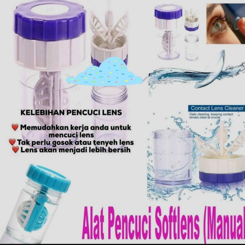 Alat Pencuci Softlens Alat Perendam Softlens Lensa Kontak