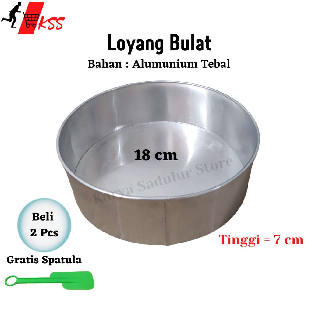 LOYANG BOLU BULAT 18 CM TINGGI 7 / LOYANG BULAT UKURAN 18 CM