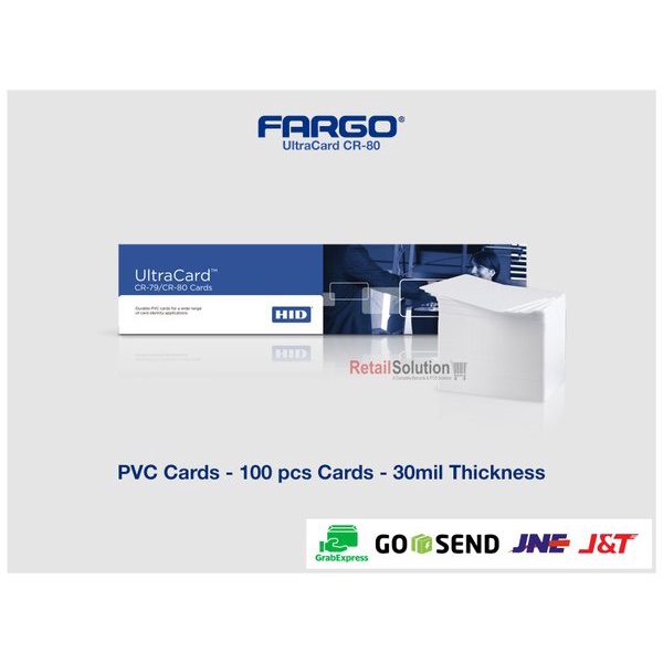 

Stok Terakhir Blank Card NOCO HID FARGO CR80 PVC 100pcs Murah