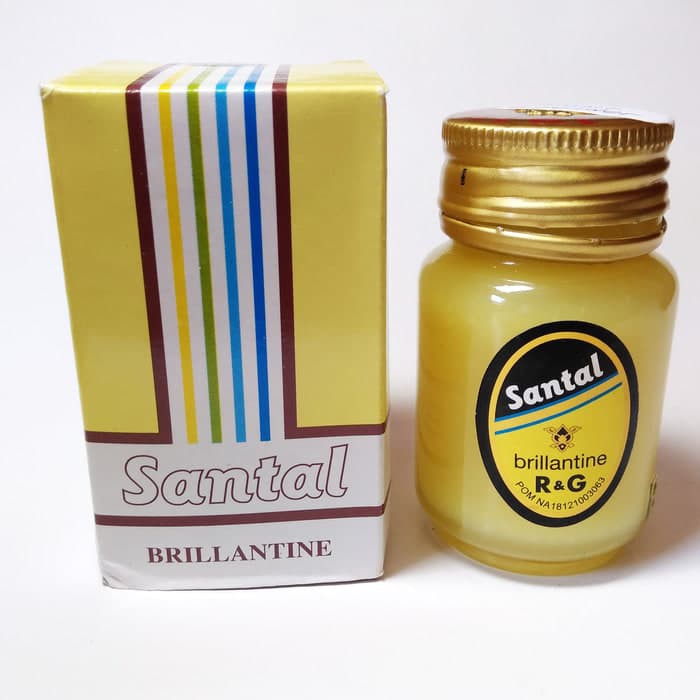 SANTAL BRILLANTINE 50GR - Minyak Rambut Pomade 50 GR Santalia