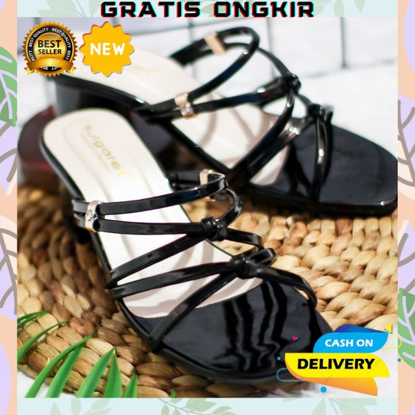 Highils Terbaru 2022 Sandal Jinjit Terlaris Hill Casual Sepatu Hak Tinggi Heels Viral Sendal Wanita 