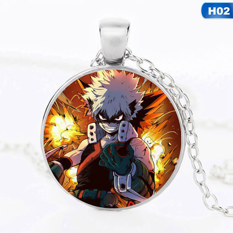 Fancyqube Anime Boku No My Hero Academia Necklace Pendant Girls Anime Jewelry Cosplay Gift