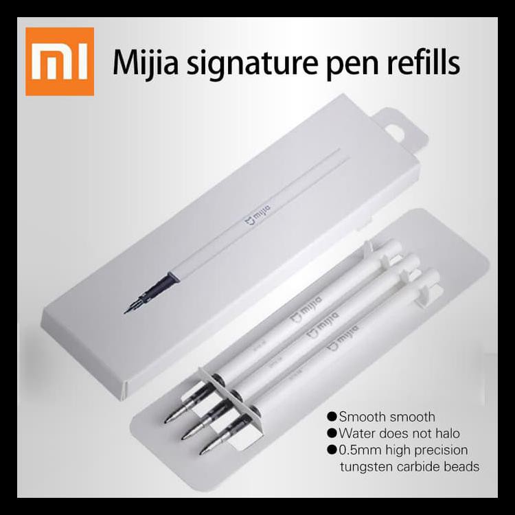 

Xiaomi Mijia Signature pen Ink refills pack 3Pcs - White STOK TERBATAS