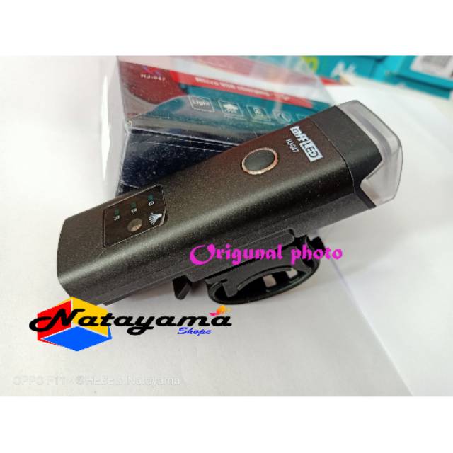 TaffLED Lampu Sepeda LED USB Rechargeable XPG 350 Lumens - HJ-047