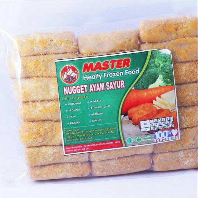 

Frozen food (Nugget sayur Non MSG)