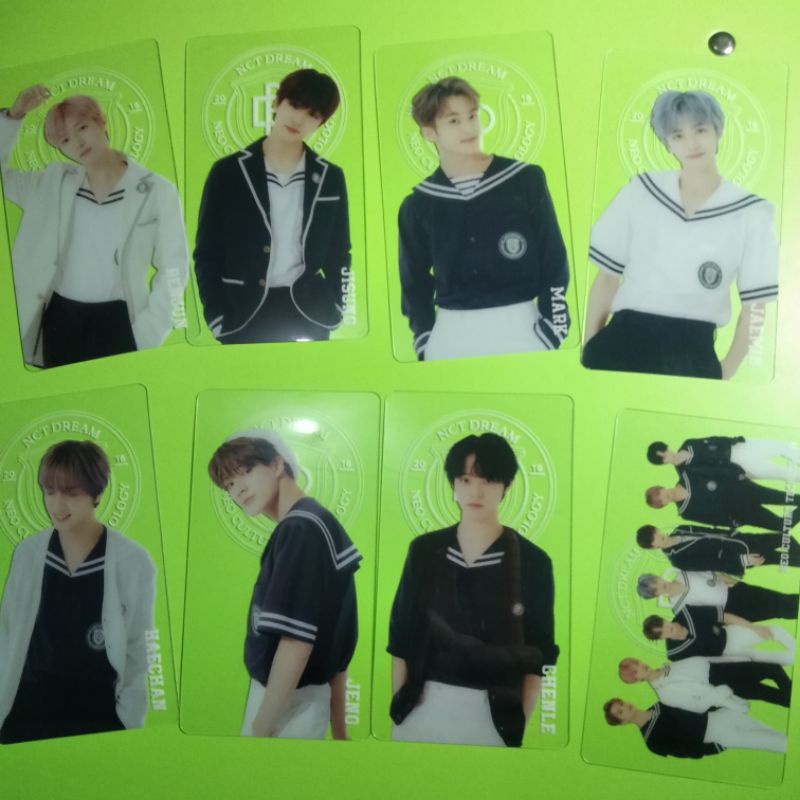 Bookmark Back to school kit NCT dream (Mark, Renjun, Jeno, Haechan, Jaemin, Chenle, Jisung, Grup)