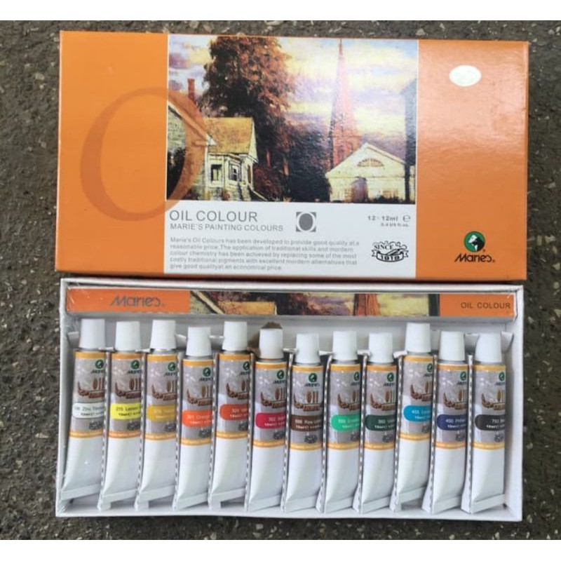 

MARIES OIL COLOR 12 WARNA
