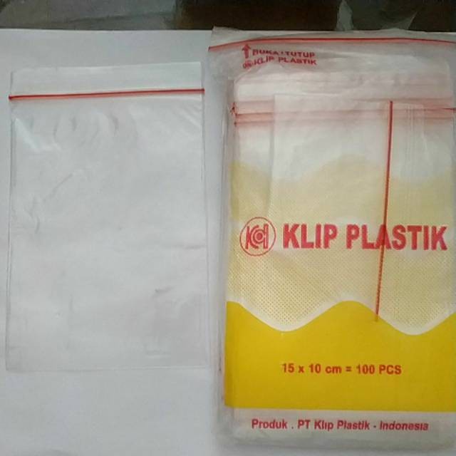 Plastik klip obat uk. 15 x 10