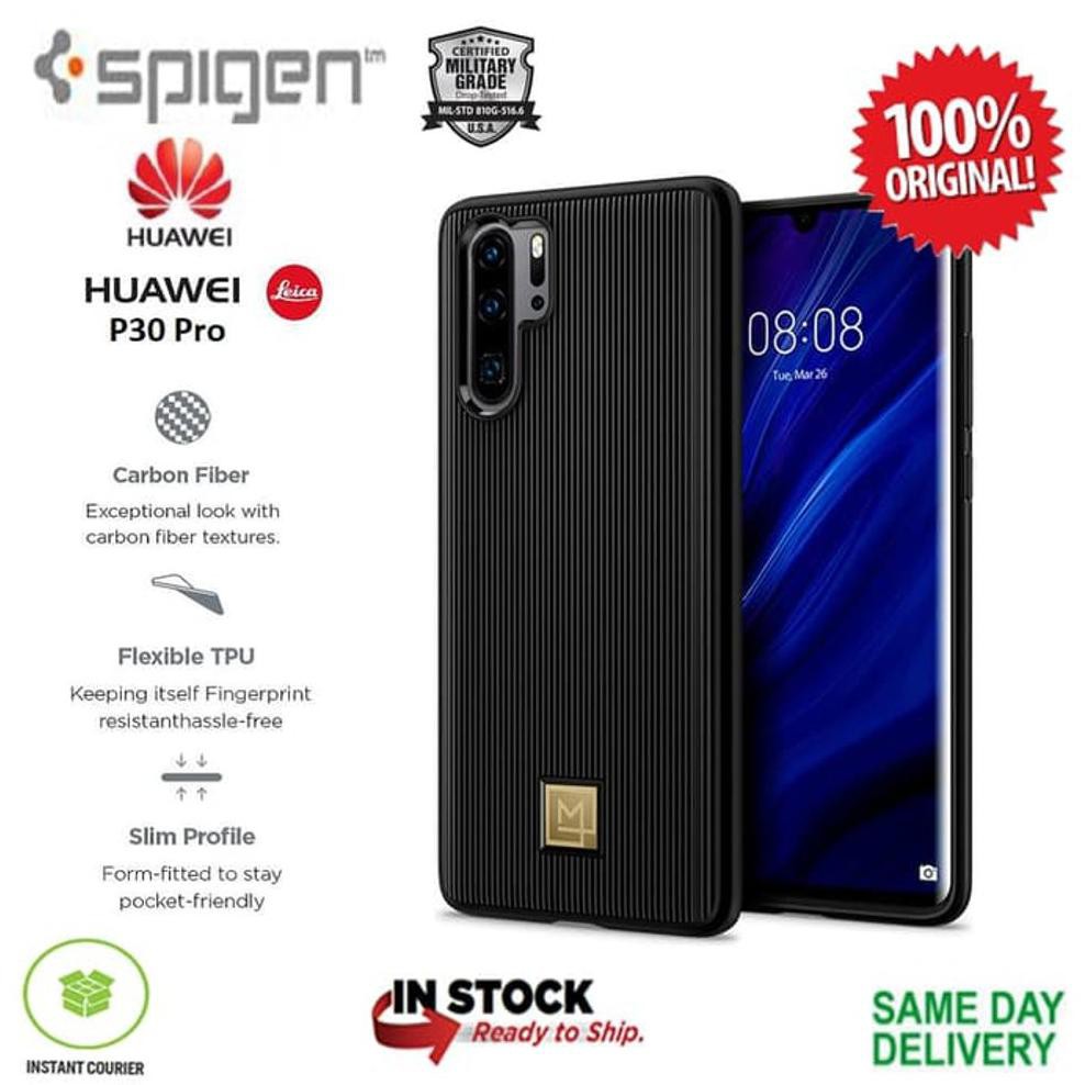 Spigen Huawei P30 Pro Case La Manon Classy P 30 Pro Original- Black ,Friska.Olshop2