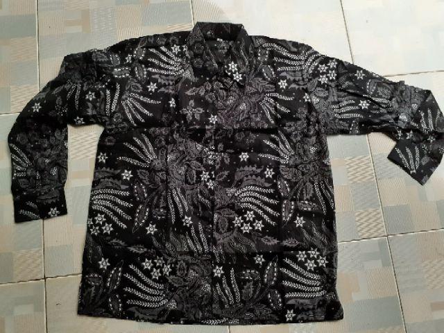 Bswart Batik Hrb026 Kenongo Hem Pendek Padi Pekalongan M L Xl Batik Pria Murah Modern Grosir