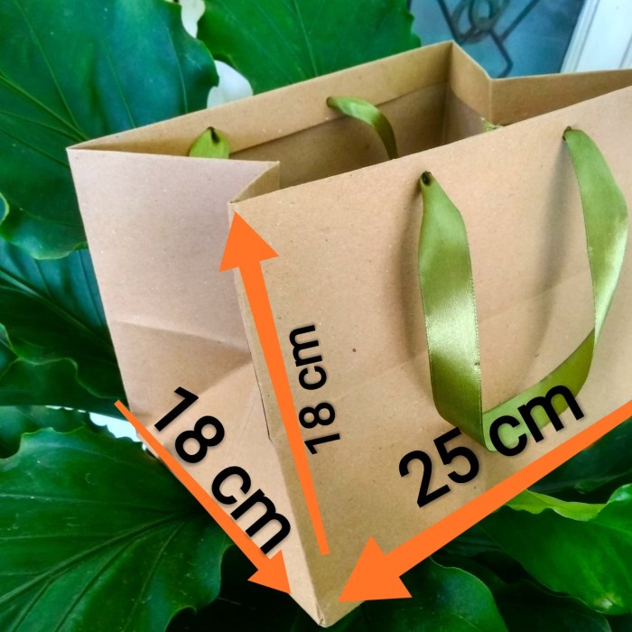 

NEW PaperBag/Paper Bag size Bento 25 x 18 x 18