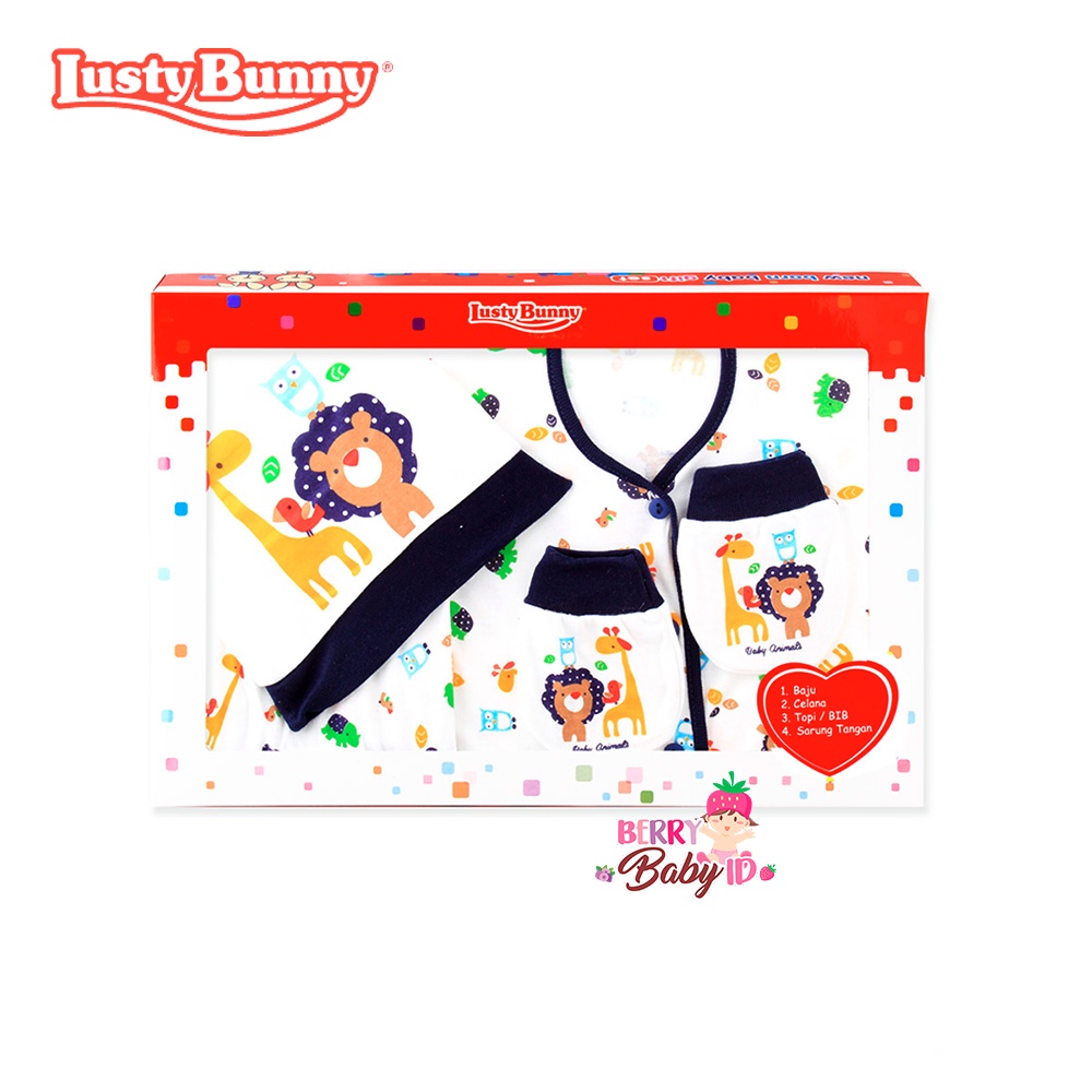 Lusty Bunny Baby Gift Set #8003 Paket Kado Baju Bayi Berry Mart