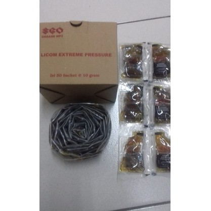 GEMUK/PASLIN/GREASE/STEMPET SUZUKI HONDA YAMAHA HARGA 1 DUS ISI 50 sachet