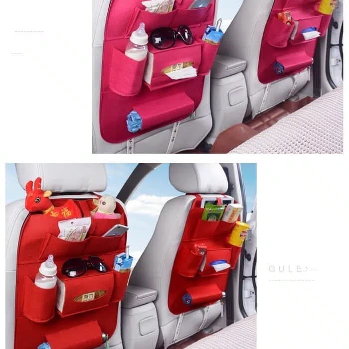 Tas Mobil Multifungsi di pasang dibelakang jok Car seat Organizer