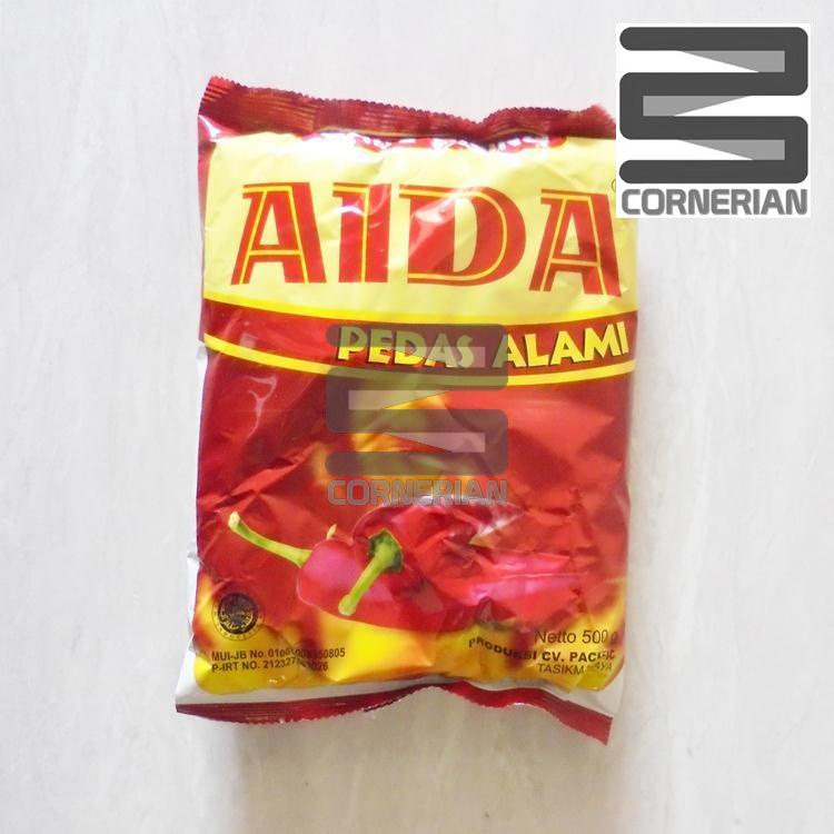 

[ DE VINCA ] Cabe Giling Aida 500 Gram Pedas Alami Halal MUI Aman Bubuk Tabur Asli Chilli Flakes
