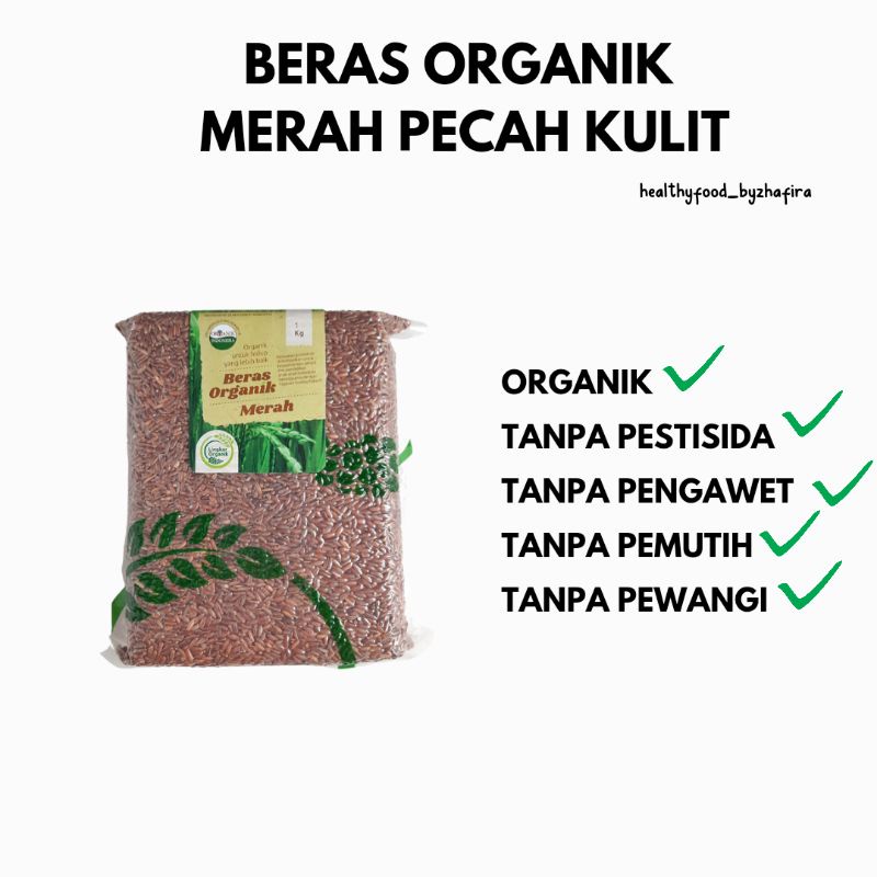 

Beras organik merah lingkar organik