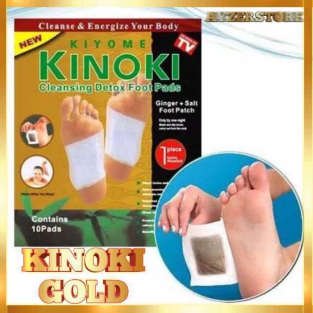 

KINOKI GOLD BOX GINGER SALT(coklat), AROMA HERBAL