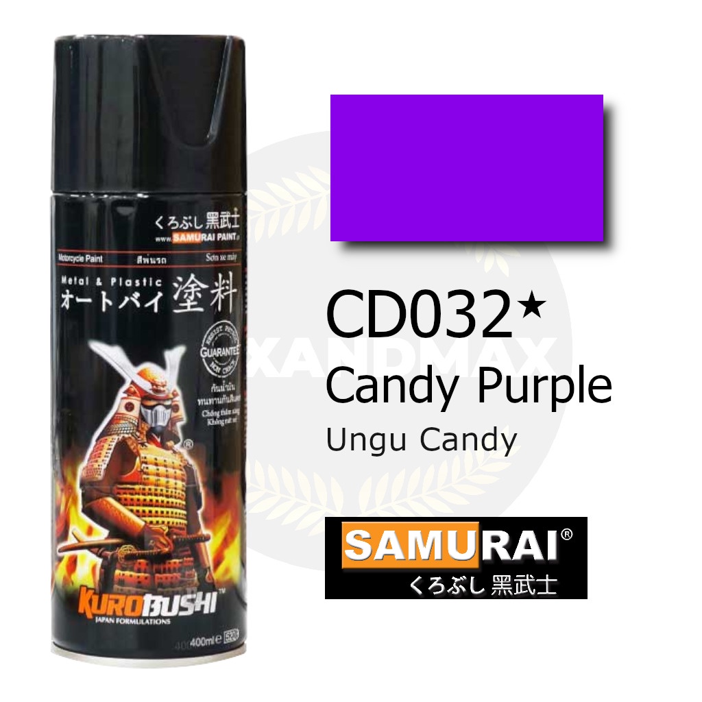 Samurai Paint CD032 Ungu Candy / Candy Purple 400 ml - Cat Semprot